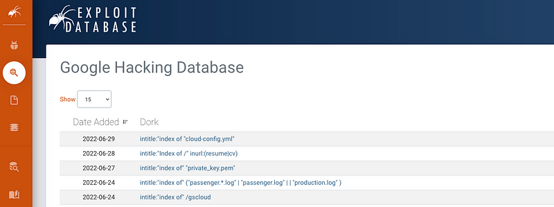 Example of narrowing down search results using intitle.