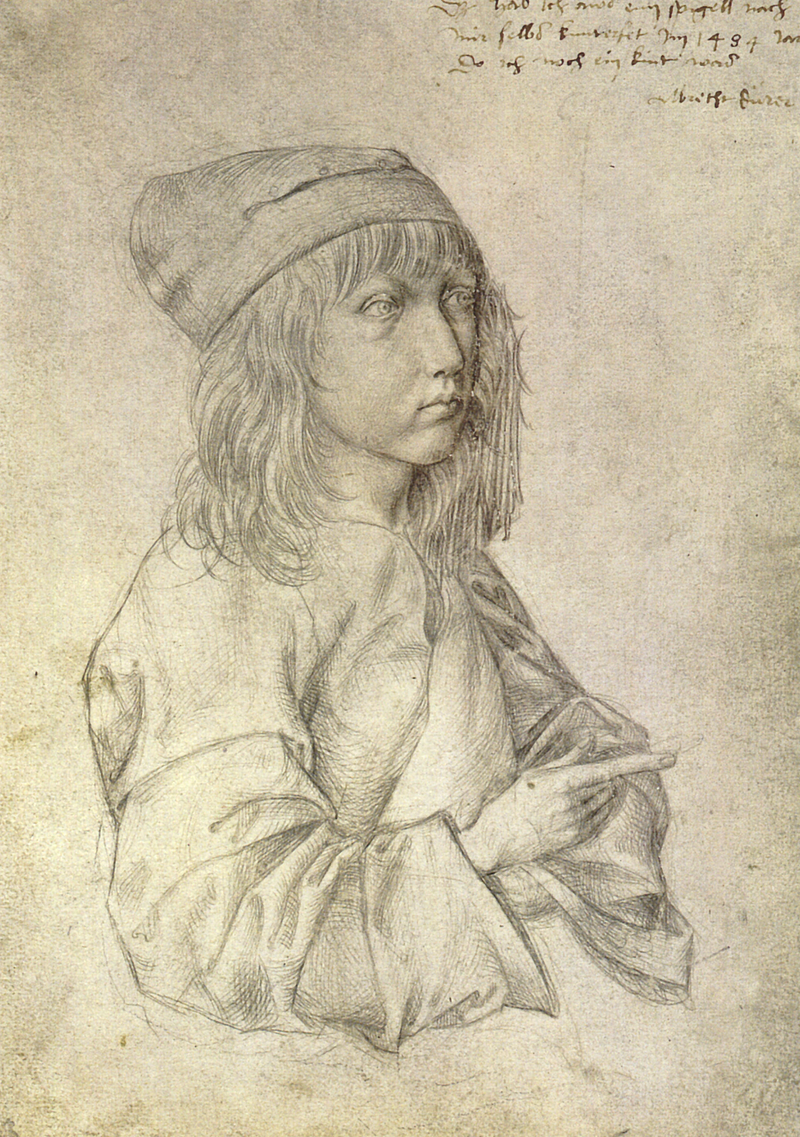 Albrecht Dürer's early self-portrait