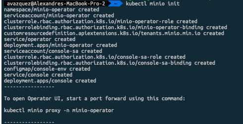 Deploying MinIO Operator in Kubernetes