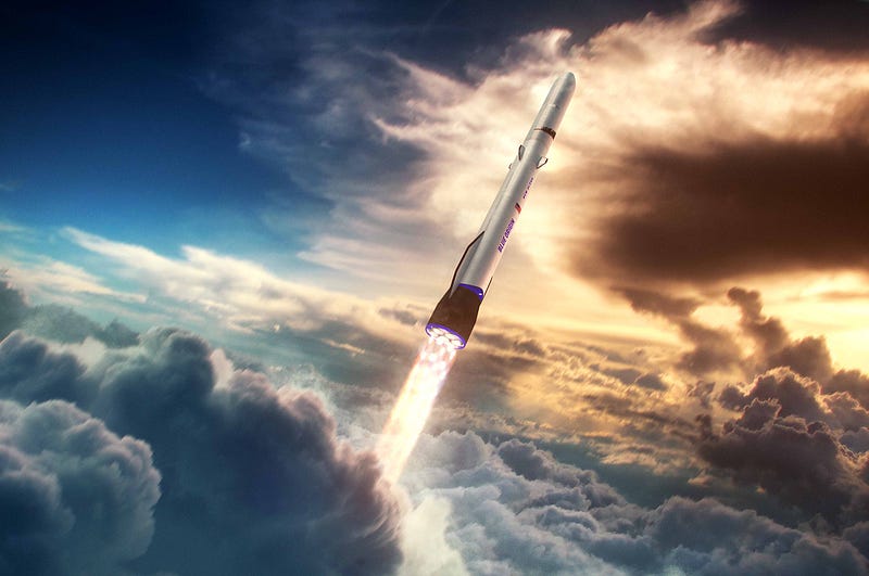 New Glenn Rocket Rendering