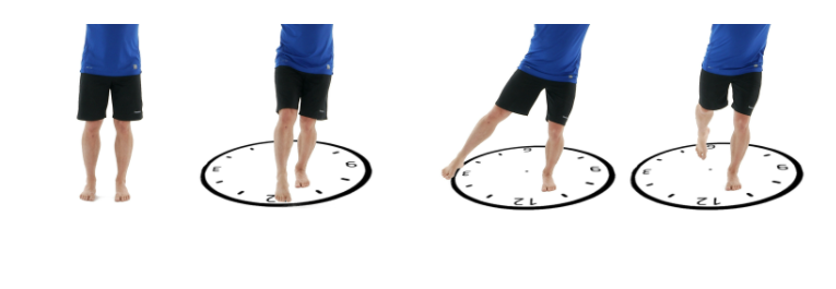 Balance training exercise illustration