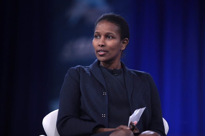 Ayaan Hirsi Ali discussing her spiritual experience