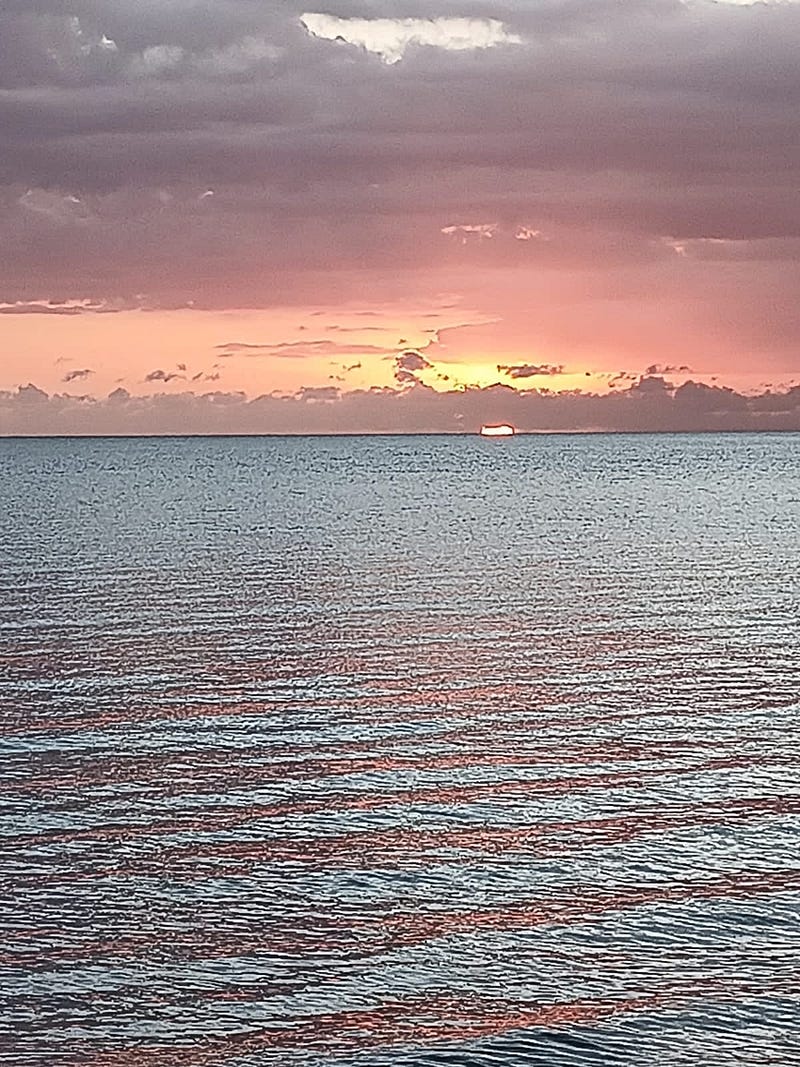 A serene Jamaican horizon