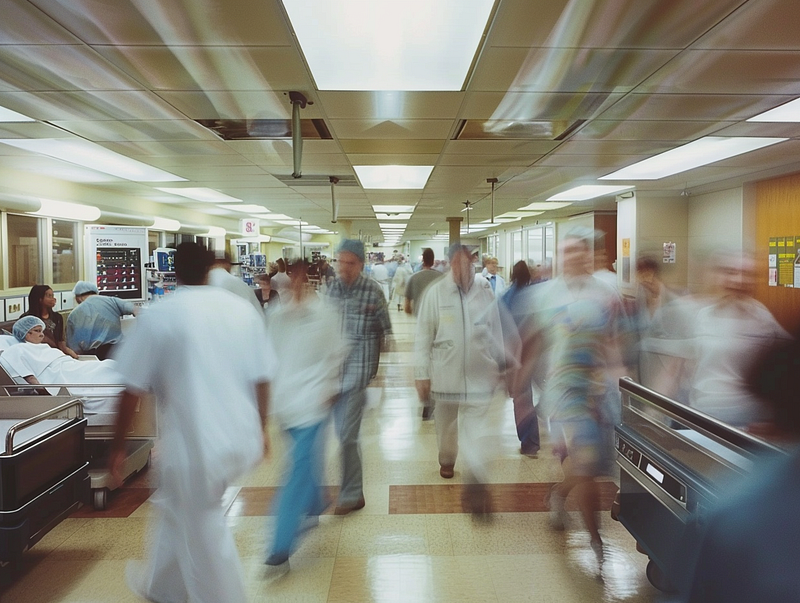 Nurses wearing vests to signal focus time