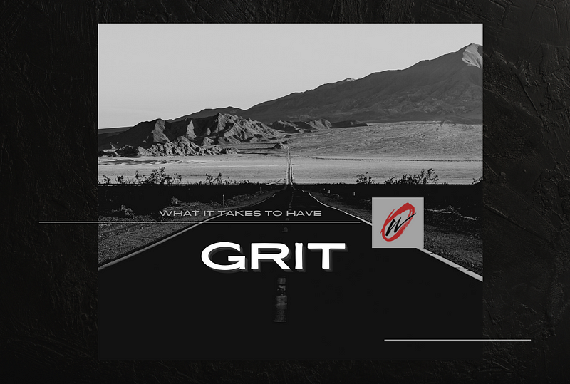 The essence of grit depicted through passion and perseverance.