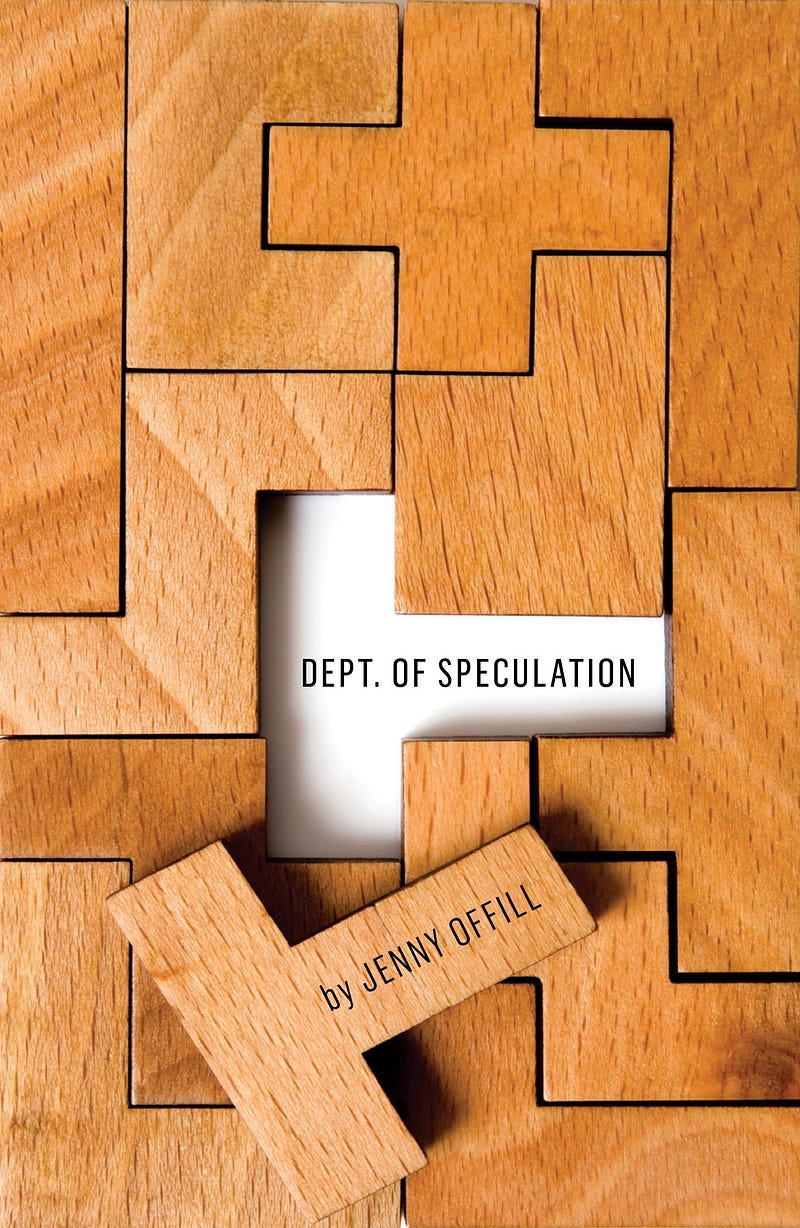 Book cover of Dept. of Speculation