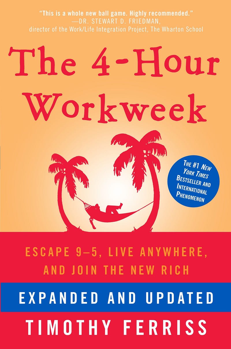 Book cover of The 4-Hour Workweek