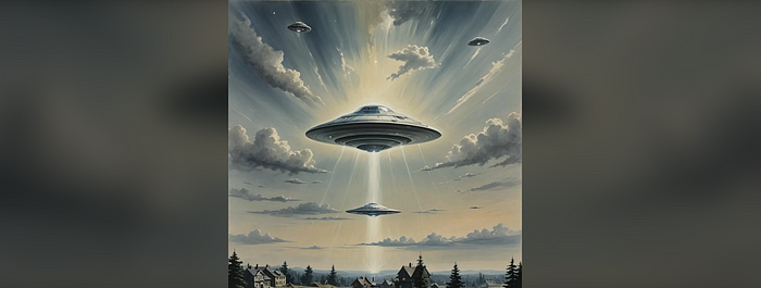 Visual representation of UFO phenomena and consciousness