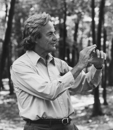 Feynman in his later years