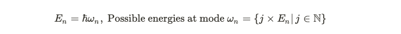 Planck's quantization equation