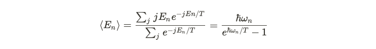 Thermal distribution of energy