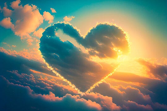 Symbolism of the sky and the heart