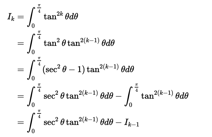 Substitution in integral