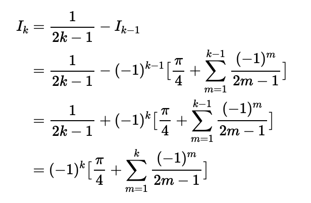 Integral of tan