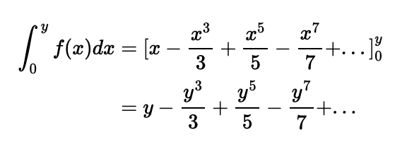 Integral representation