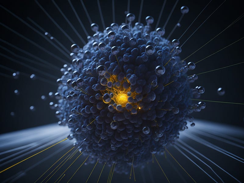 Visual representation of antimatter production