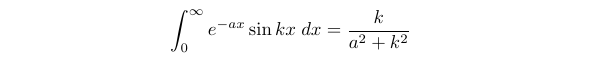 Final value of the integral