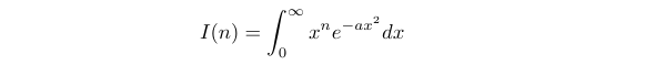 Integral expression for Exercise 3