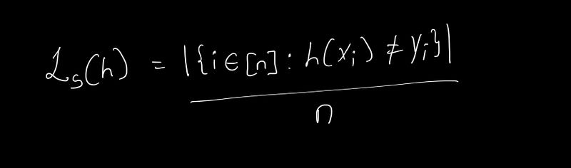 Empirical Risk in Machine Learning