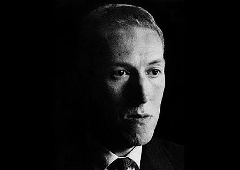 H.P. Lovecraft, a key figure in cosmic horror.