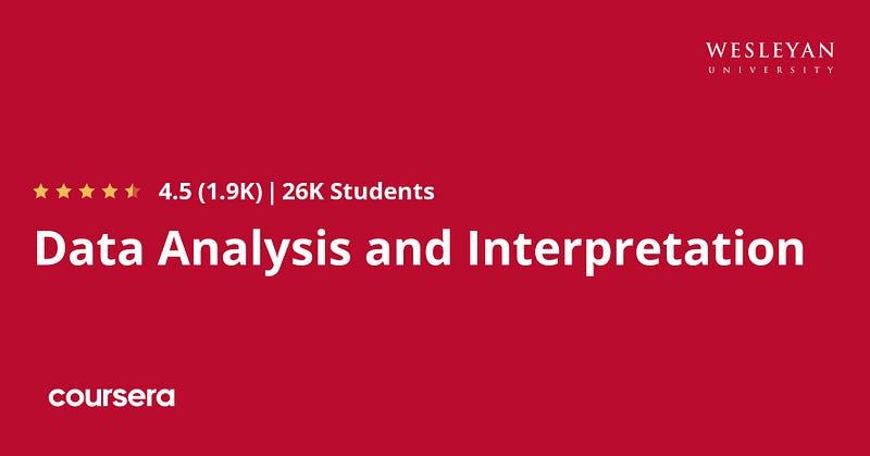 Data Analysis and Interpretation