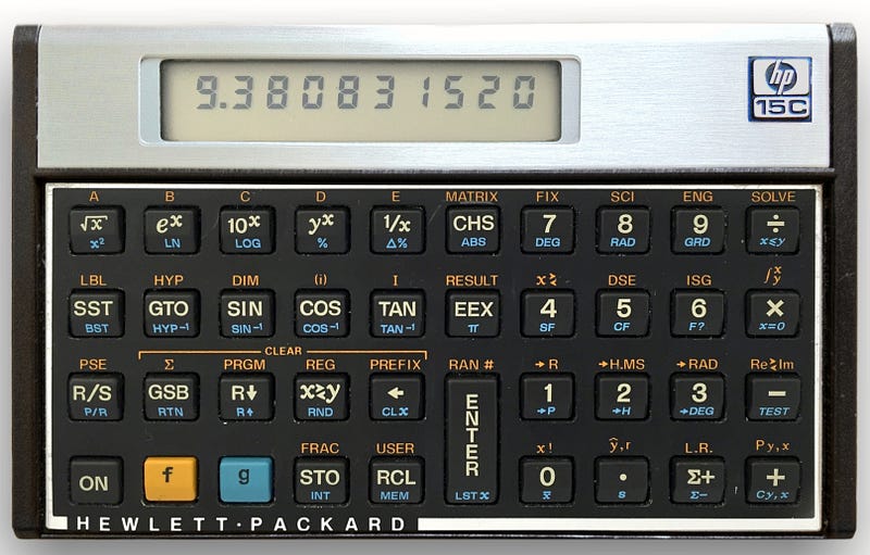 The unique HP "Voyager" calculator