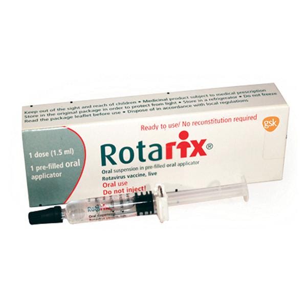 Rotavirus vaccine packaging